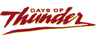 Days of Thunder logo for Amiga